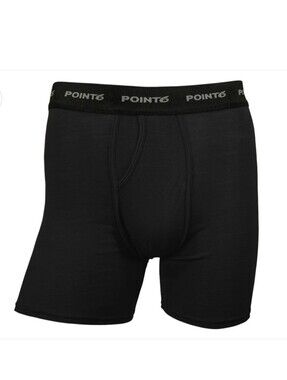 Point6 Black Men's Merino Boxer Briefs NWT $54 Size XL